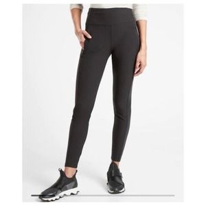 NWT! ATHLETA Headlands Hybrid Tight‎ Black SIZE-2